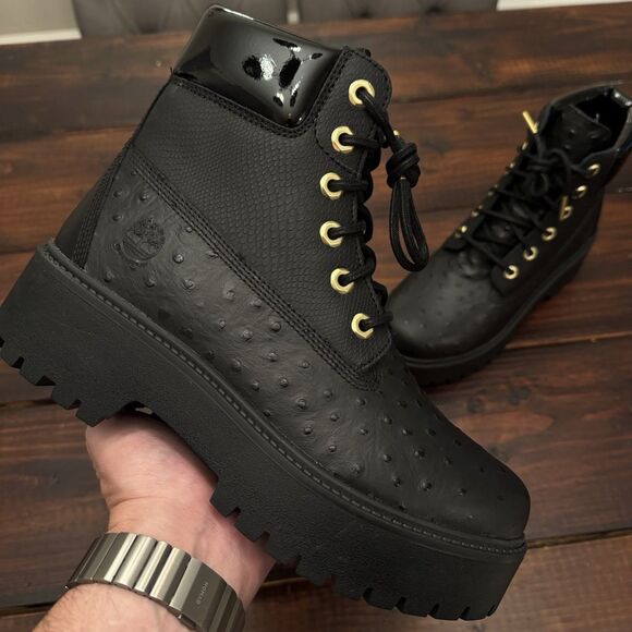 Timberland Women's Stone Street Premium Waterproof Platform Boots - Picture 3 of 9